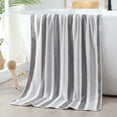 thumbnail image 1 of Oversized Velvet Bath Towel Set | 4 Pack Thick Absorbent Fast Drying Soft Polyester | 55x27 Inch | Blue Green Gray Pink Coffee Colors | Durable Luxury Household Shower Gym Beach Use, 1 of 6