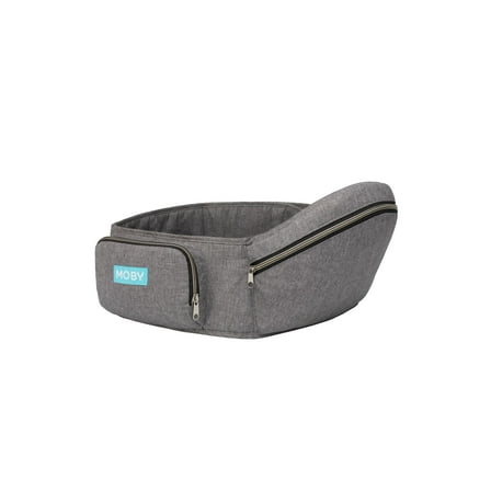 MOBY Wrap Hip Seat in Heather Grey