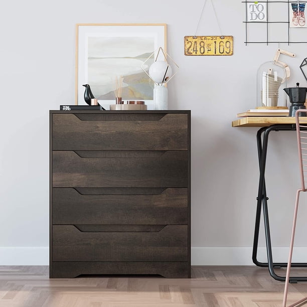 Homfa 4-Drawer Dresser - Retail dressers for ecommerce - Walmart Business  Supplies