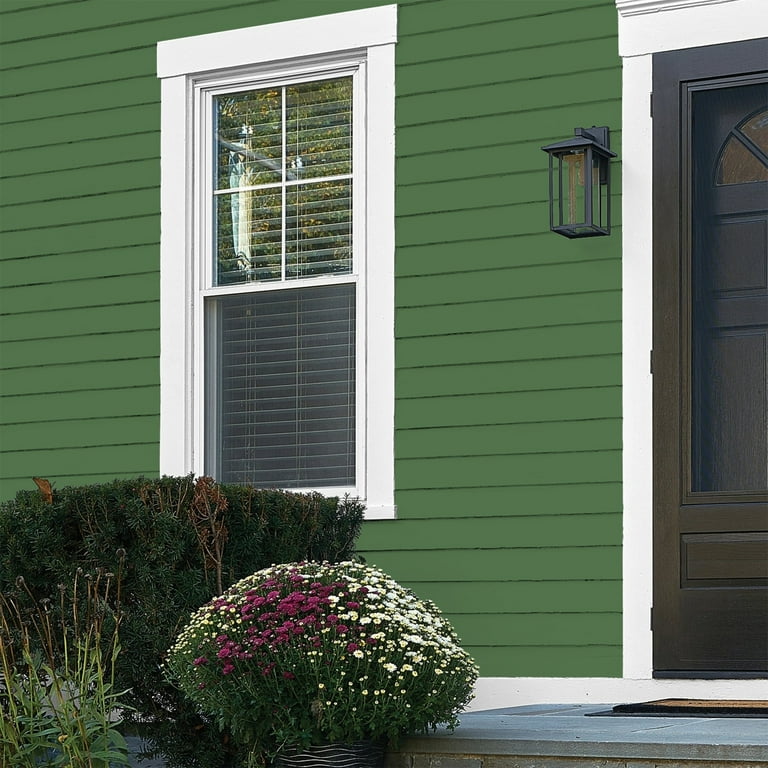 Glidden One Coat Clover Leaf / Green Flat Exterior Paint with