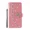Pink, variant on Flash wallet phone case with luxurious shiny heart shape suitable for Samsung S20 leather case, with 2 card holders, wristbands, PU leather slots, and phone protection case