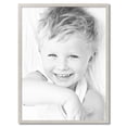 thumbnail image 2 of ArtToFrames 30" x 40" Slanted Lip White Picture Frame, 30x40 inch White Wood Poster Frame (WOM-4825),  Pack, 2 of 7