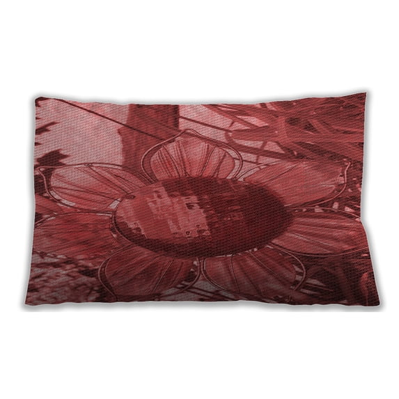 Ahgly Company Indoor Rectangular Contemporary Lumbar Throw Pillow, 13 inch by 19 inch