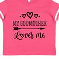 thumbnail image 4 of Inktastic My Godmother Loves Me Girls Girls Toddler T-Shirt, 4 of 5
