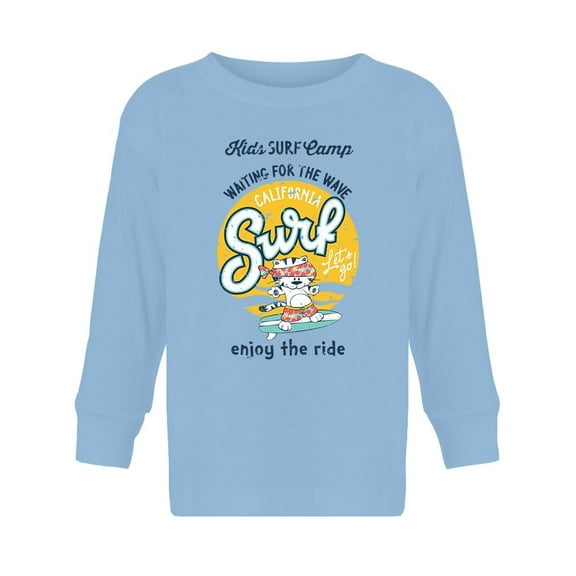Waiting For The Wave! Long Sleeve Toddler -Image by Shutterstock, 5 Toddler