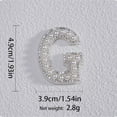 thumbnail image 2 of Clearance Stickers under $1,Personalized Pearl Letter Patch Alphabet Patch Customized Letters Patch On Patch Glue On Patch Applique DIY Bride, 2 of 8