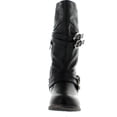 thumbnail image 3 of Lucky Top Fay-42K Children Girl's Classical Block Heel Buckle Knee High Riding Boots, 3 of 4