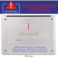 thumbnail image 2 of Laptop Case for 15 inch Microsoft Surface Laptop 7 Windows PC with ARM CPU and AI-Powered Copilot+, PU Leather Folio Stand Laptop Protective Cover, 2 of 7