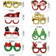 thumbnail image 3 of (9 piezas) Gafas de fiesta navideñas con purpurina, anteojos con decoración navideña, disfraces para regalos, niños y adultos, 3 of 5