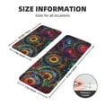thumbnail image 2 of Yiaed Mandala Colorful Kitchen Rugs Sets of 2 Kitchen Mats Cushioned Anti Fatigue Kitchen Rug Tapetes Para Cocina for Sink,Laundry Room, 2 of 6