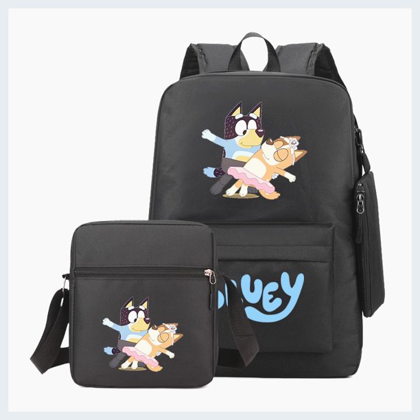 Bruy mochila periférica para estudiantes masculinos y femeninos, mochila informal con estampado de gran capacidad para exteriores