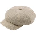 thumbnail image 5 of CoCopeaunts Newsboy Hats for Women Flat Cap Vintage Plaid Octagonal Newsboy Cap Artist Painter Berets Casual Adjustable Beret Hat, 5 of 7
