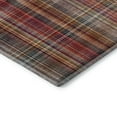 thumbnail image 4 of Addison Rugs Mayfield Washable Transitional Plaid Red Rectangle Rug, 3' x 5', 4 of 6
