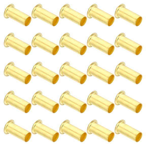 Uxcell 40Pcs Brass Compression Insert Compression Insert Tube Support for 3/8" OD Tube