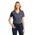 thumbnail image 3 of Port Authority  Ladies Shadow Stripe Polo. LK585 - XL River Blue Navy, 3 of 6