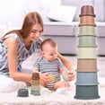 thumbnail image 1 of Stacking Cups Kids Toy Set Colorful Cups For Play Educational Building Ideal For Toddlers Preschoolers, 1 of 7