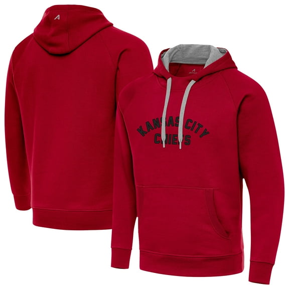 Men's Antigua Red Kansas City Chiefs Victory Hoodie