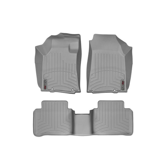 WeatherTech Custom Fit FloorLiners compatible with 2016-2023 Nissan Maxima - 1st & 2nd Row, Grey