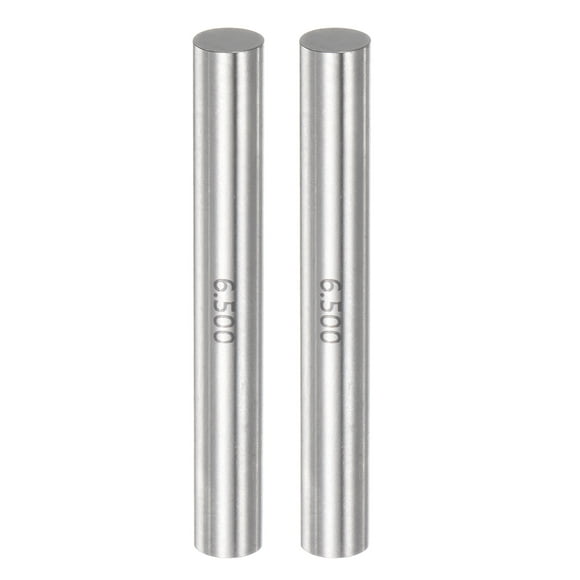 Unique Bargains Go Plug Gage 6.5mm Gauge Diameter Gcr15 Bearing Steel 0.001mm Precision, 2 Pieces