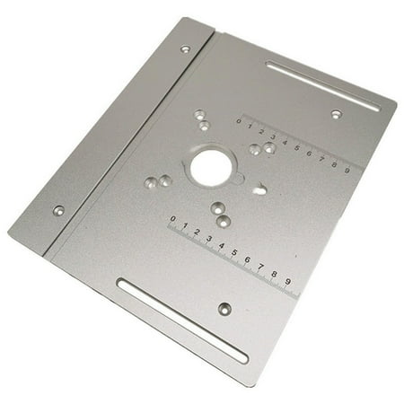 

Aluminum Router Table Insert Plate Wood Milling Flip Board Trimming Table Saw