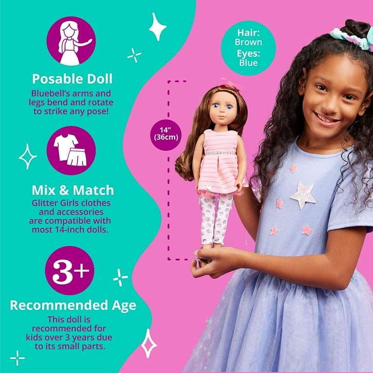 Glitter Girls Dolls by Battat Bluebell 14