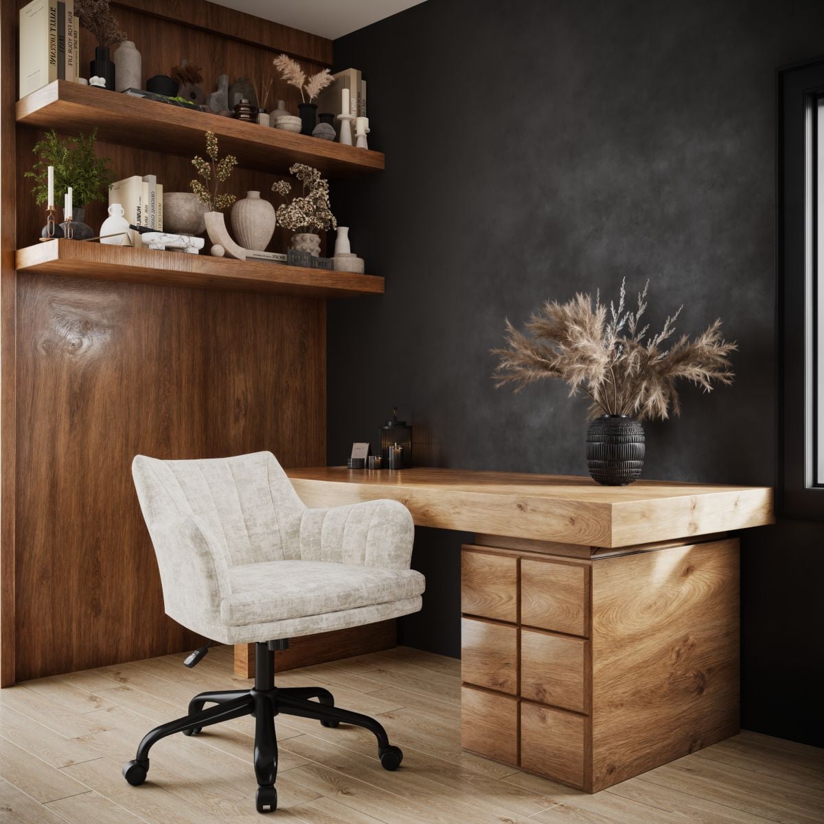 Fauteuil de bureau Lisa, Beige