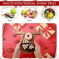 thumbnail image 5 of Christmas Kitchen Decor Platters Reindeer Dinner Plate Wooden Cheese Charcuterie Board Xmas Snack Cookies Trays Salad Charger Plates for Christmas Holiday Serving Dish Dessert Platter, 5 of 5