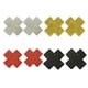 thumbnail image 2 of Cubre Pezones Desechables Qarigey Dorado Profundo 1 Par, 2 of 5