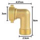 thumbnail image 2 of Conector acodado para manguera de jardín, extensión de manguera de 90 grados, adaptador de manguera de agua con codo de latón (paquete de 2)Conector acodado para manguera de jardín, extensión de mang, 2 of 5
