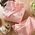 thumbnail image 5 of Beautyzll Kids Toddler Girls Thermal Underwear Set Baby Boys Ultra Soft Thick Base Layer Newborn Long Johns Sets 6M-15T, 5 of 7