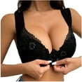 thumbnail image 2 of Women's Lace Underwire Bra with Adjustable Straps and Floral Embroidery for Daily Comfort, 2 of 6