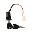 thumbnail image 1 of Almencla Ignition Switch Lock Key Starter Switch Multipurpose High s Locks Cylinder Lock for Golf Cart Motorcycle Moped 2 cable, 1 of 8