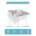 thumbnail image 5 of Quilts King Size Bedding Set, Grey Palm Trees Lightweight Quilted Comforter, Farmhouse Tropical Summer Beach Soft Reversible Bedspread Coverlet with Pillow Covers for All Season, 96" x 106", 5 of 7