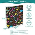 thumbnail image 5 of Party Element Balloon 12.4x10.6in PVC Round Ring Binder, D-Ring 3-Hole, Metal Clip, 200 Sheets, 5 of 10