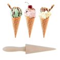 thumbnail image 4 of Wood Cone Roller Pastry Ice Cream Cone Mold Baking Tools For Home Dessert Shop, 4 of 4