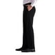 thumbnail image 3 of Pantalón de vestir J.M. Haggar, piel de tiburón, cintura superflexible, negro para hombre, 3 of 7