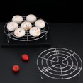 thumbnail image 4 of 16cm High-Legged Triangular Steaming Rack - 304 Stainless Steel, Multifunctional for Dim Sum & Buns, Water-Separation Design, Easy to Clean, Space-Saving, Home Kitchen Essential (Berlin Classic Y, 4 of 5