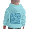 thumbnail image 4 of WOYY Big Girls Graphic Hoodie Palm Print Pullover Hooded Sweatshirt, Sizes 10-11, 4 of 5