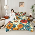 thumbnail image 4 of Castle Fairy Teenagers Chic Floral Daisy Full Size Comforter Sets,Vintage Bedding Sets, 4 of 8