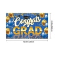thumbnail image 2 of Grad Party Decorations 2025, GoldandBlack Party Decorations, Green Themed Banner, Front Yard Lawn Displays, 2 of 5