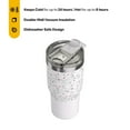 thumbnail image 2 of RTIC 20 oz Ceramic Lined Insulated Essential Tumbler, Leak-Resistant Lid, Christmas, Holiday, Mistletoe, 2 of 8