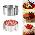 thumbnail image 5 of Adjustable Cake Mold Round Cake Mold 255g Adjustable Brand New Diameter 16cm-30cm High Quality Stainless Steel, 5 of 8