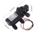 thumbnail image 5 of Cheers.US 12V 70W Water Pressure Diaphragm Pump Self Priming Booster Sprayer Pump Micropump for Caravan/RV/Boat/Marine, 5 of 5