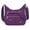 Purple, variant on LAVA Women Crossbody Purse Bags Waterproof Nylon Shoulder Pouch Wallets Hangbag (Black)