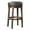 Brown Gray, variant on Black Faux Leather 2 - Piece Round Swivel Counter Stools / Provide Comfort in Dining Room