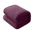 thumbnail image 4 of Couverture en Molleton Douce, Jeté en Microfibre Chaud, 50x70 Pouces, Matériau en Flanelle Douillet, pour Sofa Ou Lit, Usage d'Été, YISHFHP, R, 4 of 9