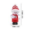 thumbnail image 2 of Linnome Christmas Drumming Snowman Decoration with Shaking Head Action, Animated Holiday Display Piece, Festive Tabletop Decor with Motion Feature, 2 of 4