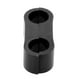 thumbnail image 4 of Abrazadera separadora de manguera de de 2 orificios para coche adaptador de abrazaderas de montaje de línea de de aceite AN4 An4 negro Sharpla Separador de manguera, 4 of 5