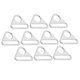 thumbnail image 4 of 10 piezas Hebilla ajustable 38 mm Material de aleación de zinc Multiusos Ligero Accesorios de equipaje portátiles Blanco, 4 of 10