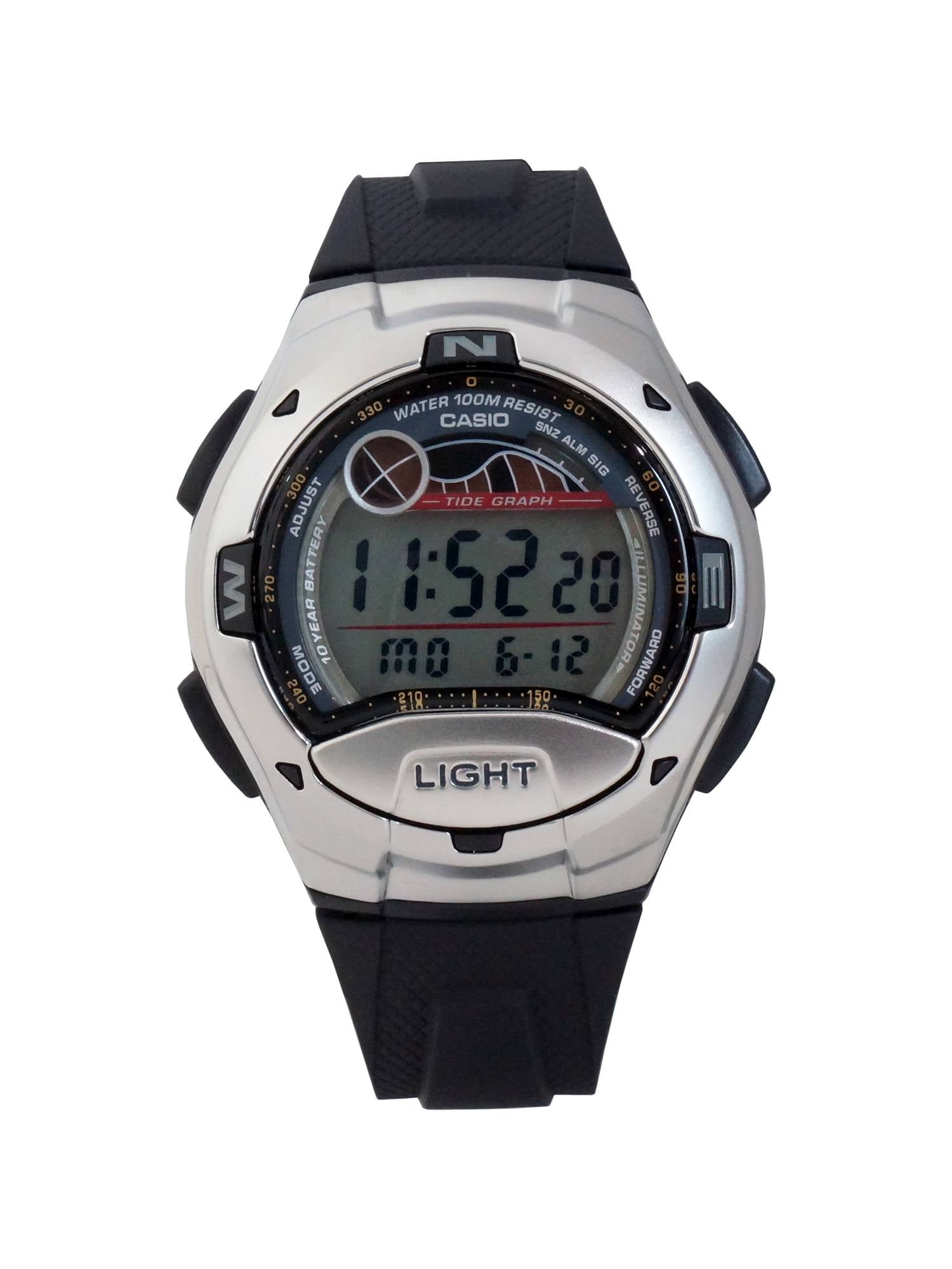 Casio Men's Casual Sport Watch, Black Resin Strap